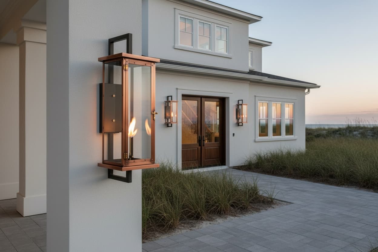 CopperSmith contemporary copper lanterns